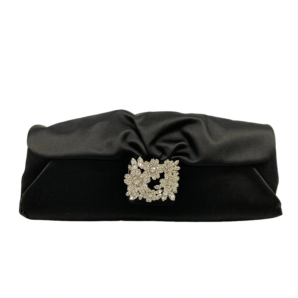 Roger Vivier Efflorescence Satin Clutch #367218R11B